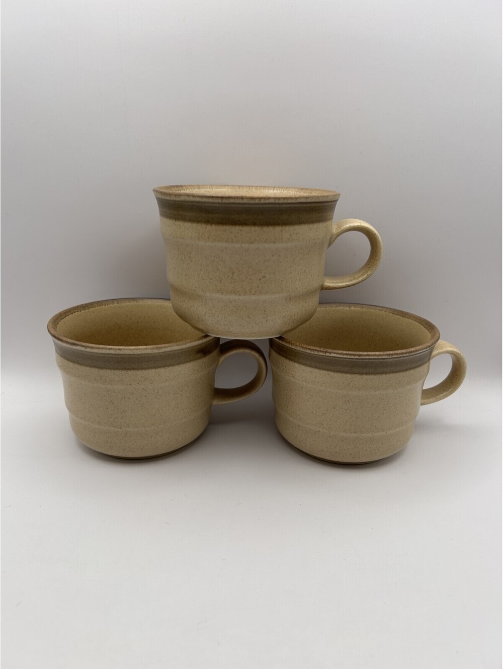 Mikasa Homespun Country Side J7801 3 Mugs Japan